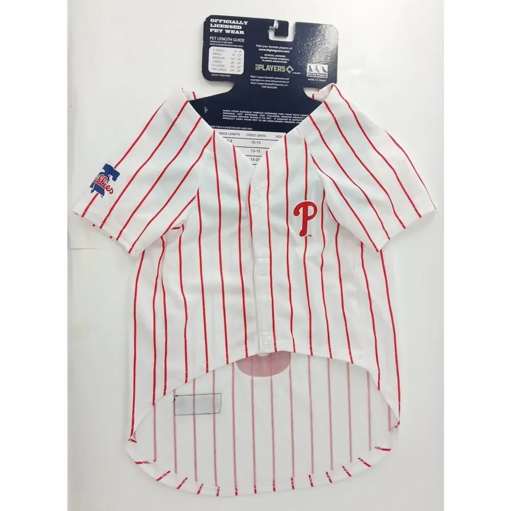 MLB Pets First Philadelphia Phillies Bryce Harper #3 Dog Pet Jersey Size Large